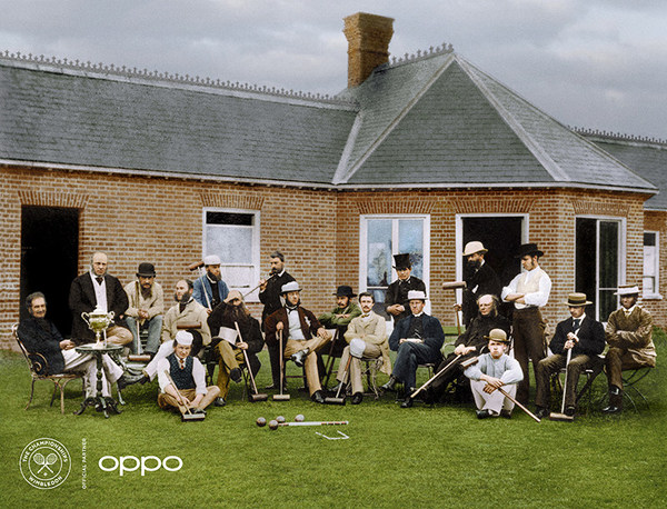 OPPO recolourises iconic tennis images to celebrate the return of Wimbledon