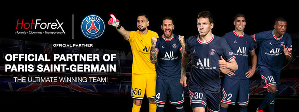 HotForex welcomes all 2021-22 arrivals of Official Partner Paris Saint-Germain