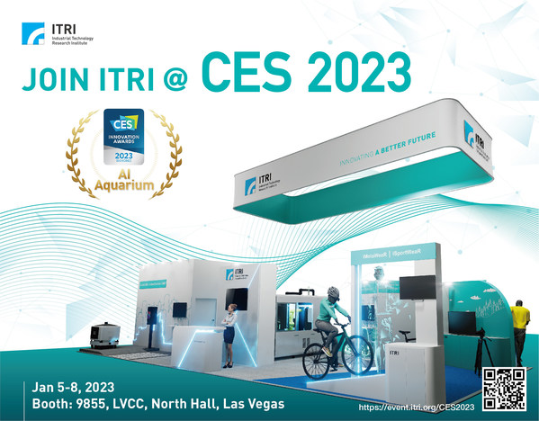 ITRI to Exhibit Innovations in Sports, Fitness, AI, Robotics and ICT at CES 2023 and Sports and Fitness at CES Unveiled Las Vegas