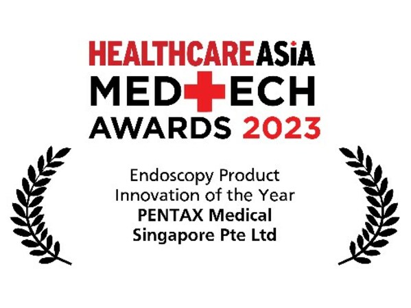 HOYA Group PENTAX Medical Singapore Pte. Ltd. Wins the Endoscopy Product Innovation of the Year Award at the Healthcare Asia Medtech Awards 2023