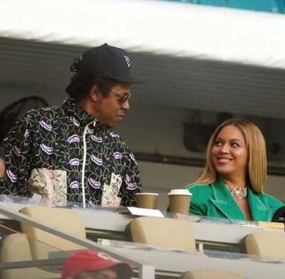 Beyoncé in Custom-Made High Jewelry Messika Paris at the Big Game