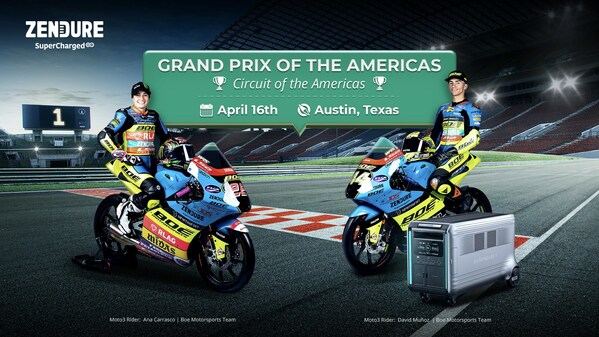 Zendure Supercharges BOÉ Racers at MotoGP Grand Prix of The Americas