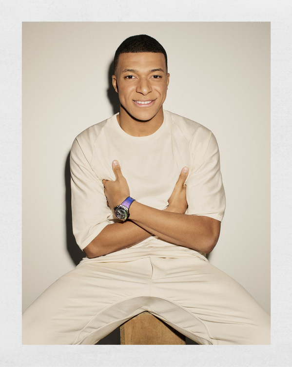 HUBLOT CAMPAIGN WITH KYLIAN MBAPPÉ