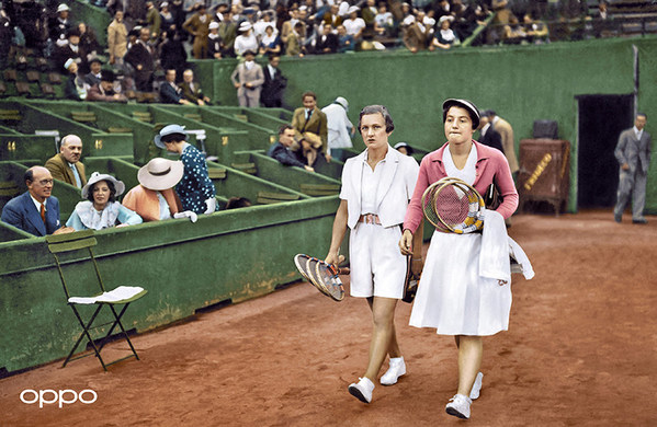 OPPO recolourises iconic tennis images to celebrate the return of Wimbledon