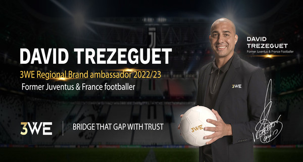 3WE signs French World Cup winner David Trezeguet as 3WE Brand Ambassador for South East Asia