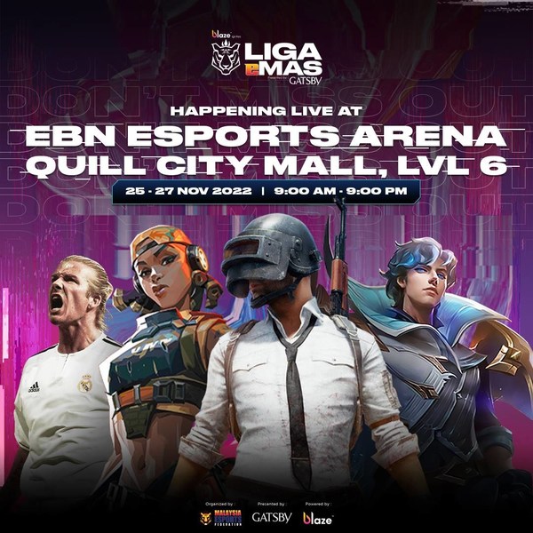 LIGA eMAS Playoffs Season 1 Arrives at EBN Esports Arena for Grand Finals