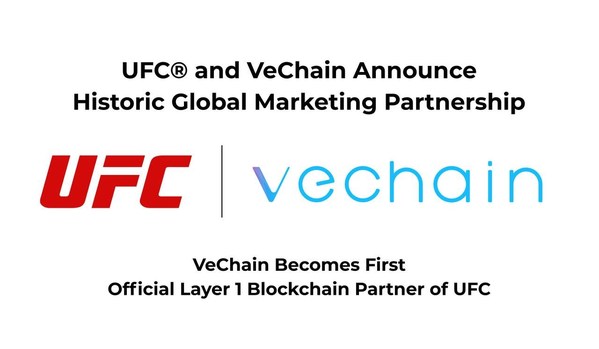 UFC® and VeChain Announce Historic Global Marketing Partnership