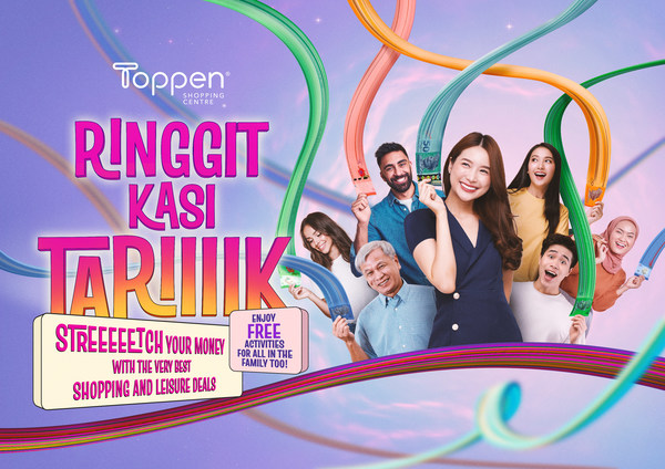 Toppen Shopping Centre celebrates its 3rd anniversary inviting the Johor community to "Ringgit Kasi Tariiik" all throughout November