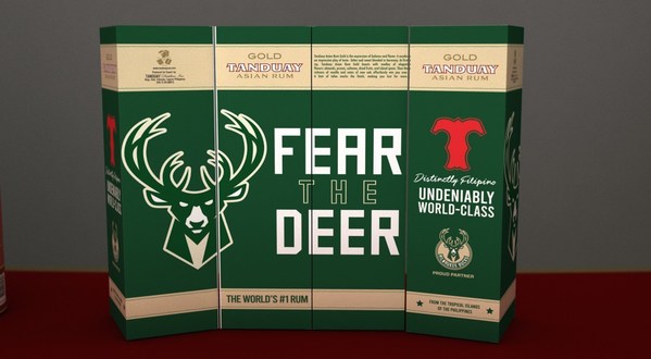 Top Filipino Rum Brand Tanduay Partners with the Milwaukee Bucks as It Enters Wisconsin Market