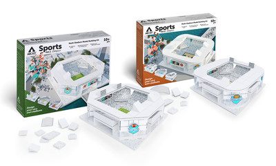 Arckit Sports, the World's 1st Multi-Stadium Model Building Kits