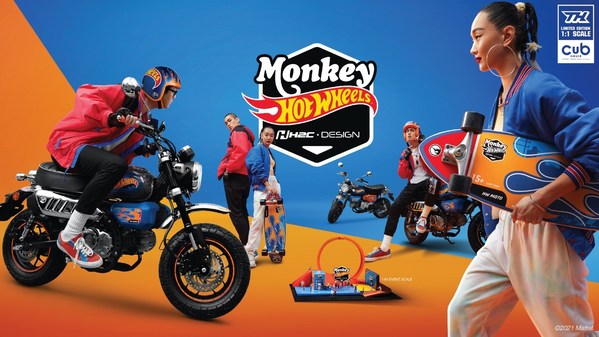 Monkey Collabs with Hot Wheels to Make the Thai Fans Dream Comes True with 'Monkey x Hot Wheels Limited Edition' Bikes