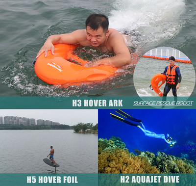 Hoverstar Flight Technology's Latest Water Sport and Rescue Devices, H3 Hover Ark and H5 Hover Foil, are Now Available for Order