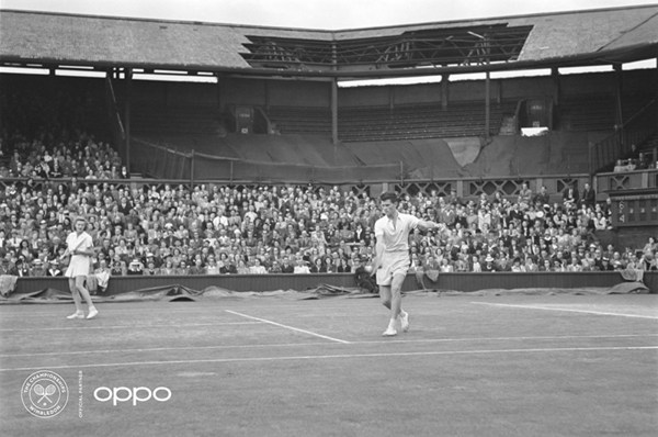 OPPO recolourises iconic tennis images to celebrate the return of Wimbledon