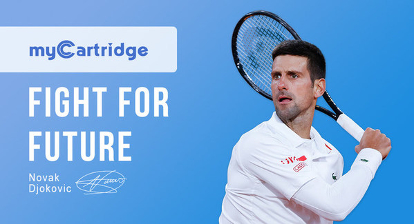 The Printer Cartridge Brand - myCartridge Announces Novak Djokovic as Brand Ambassador