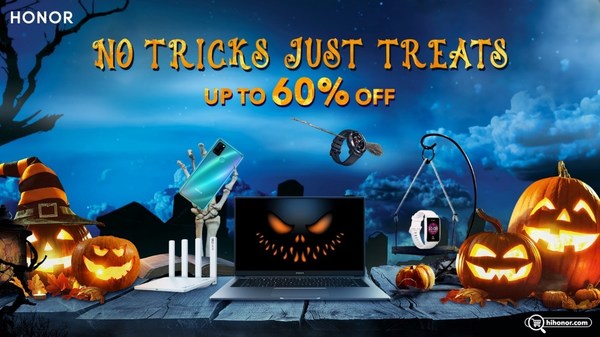 HONOR Halloween 2020 Offers Special Deals for Trending Products with "No Tricks, Just Treats"