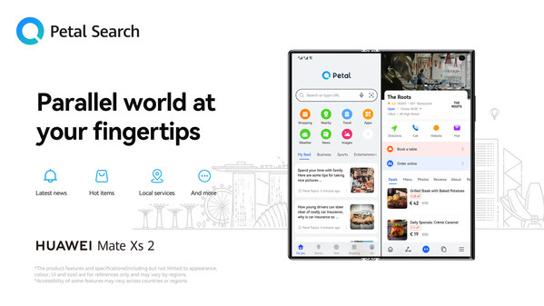 Experience Parallel Search Capabilities on the HUAWEI Mate Xs 2 with Petal Search