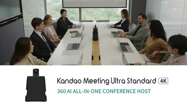 Kandao Meeting Ultra and Kandao Meeting Ultra Standard, Revolutionary 4K All-in-one AI 360 Conference Cameras Standard Now Available for Purchase