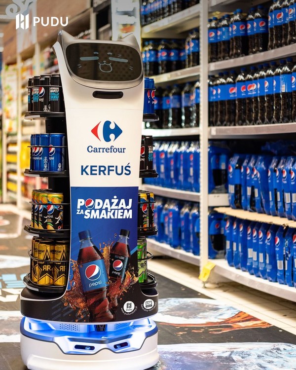 Pudu Robotics BellaBot Gain Popularity in Carrefour Stores in Poland, Fueling European Growth