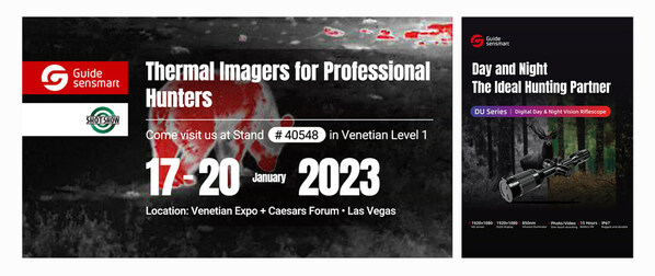 Guide Sensmart at CES 2023, preparing for SHOT Show 2023