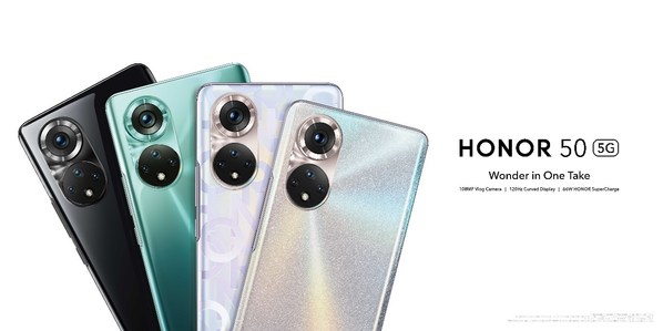 HONOR Announces Global Launch of the HONOR 50, Delivering a Powerful Vlogging Experience