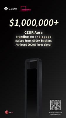 CZUR Aura: compact, portable and lightweight smart book scanner on Indiegogo