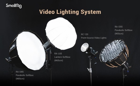 SmallRig Launches Two Point-Source Video Lights and Related Accessories, Providing A Stronger, Brighter, and Smarter Lighting Solution for Photographers and Videographers