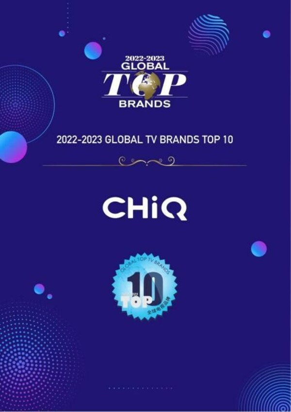 CHiQ Awarded International Accolades for Its Strong Brand Power