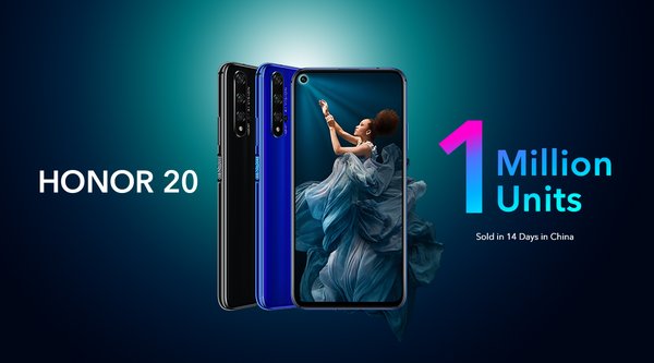 HONOR Kicks off HONOR 20 Global Availability, Continues Record-breaking Sales Performance in China