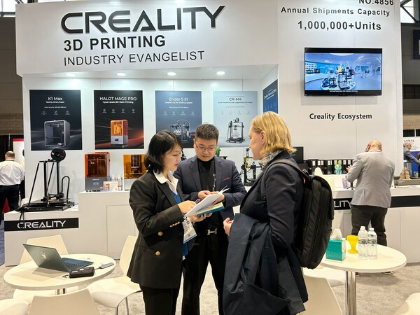 Creality Shows an Array of Hyper-speed 3D Printers at RAPID+TCT 2023