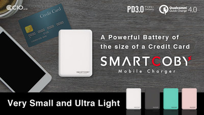 SMARTCOBY: Smallest & Lightest Power Bank