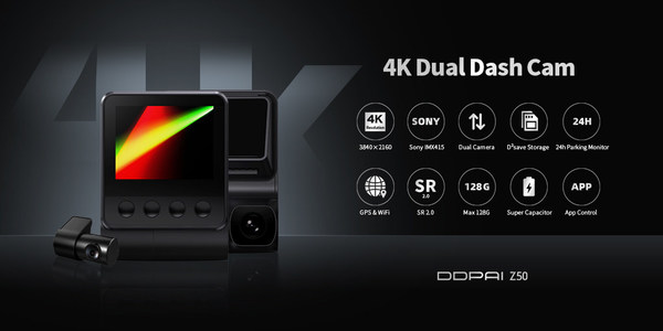 DDPAI Z50 4K DUAL DASH CAM LAUNCH