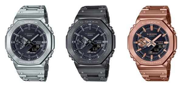 Casio to Release Full-Metal G-SHOCK Watches with Octagonal Bezel