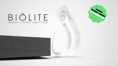 BIOLITE. The World's Thinnest Reading Light.