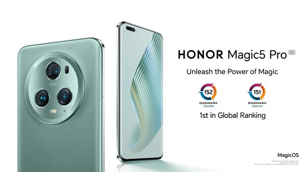 HONOR Magic5 Pro Tops DXOMARK Camera and Display Rankings