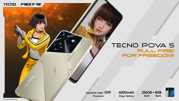 TECNO's Latest POVA 5 Series Free Fire Special Edition Unleashes the Ultimate Immersive Gaming and Entertainment Experience