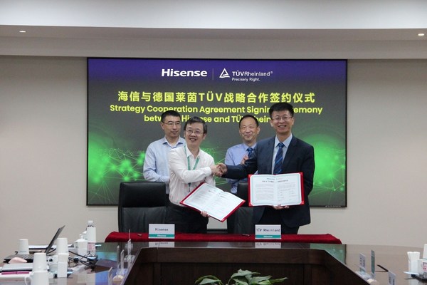 Hisense Becomes the World's 1st TV Brand Acquiring TÜV Rheinland Privacy by Design Certification Based on ETSI EN 303 645