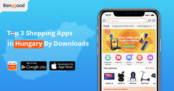 Banggood Emerges as 3rd Most Downloaded Shopping App in Europe right before Summer Prime Sale Blow Out