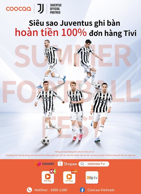 coocaa TV Celebrates Summer Football Season with Special Offer for Fans