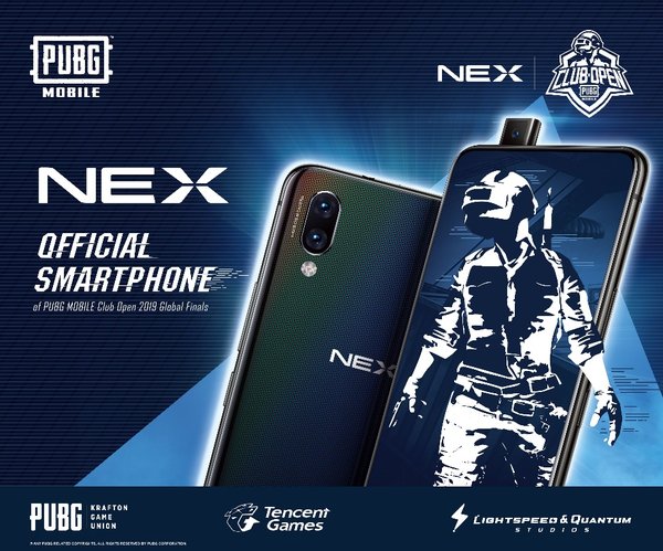 The Ultimate Gaming Upgrade of Vivo NEX Showcased at the PUBG MOBILE Club Open Global Finals 2019