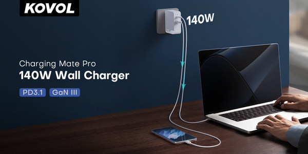 Kovol has become the new player of the 140W GaN Charger Market