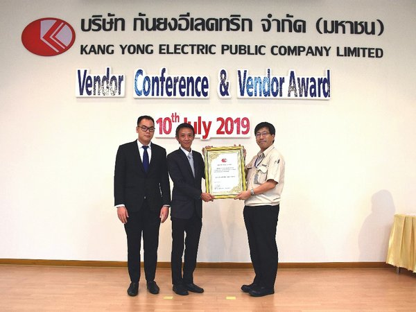 INEOS Styrolution Receives Vendor Performance Award 2018 from Kang Yong Electric