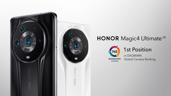 HONOR MAGIC4 ULTIMATE DEBUTS AT TOP OF DXOMARK SMARTPHONE CAMERA RANKINGS