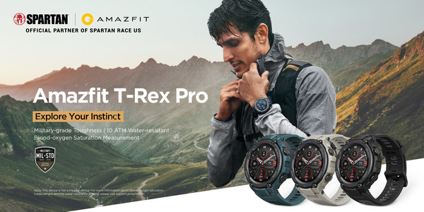 Amazfit T-Rex Pro Will be Launched in Malaysia: A Tough Military-grade Smartwatch with Endurance to Match Your Own and up to 18 Days' Battery Life[1]