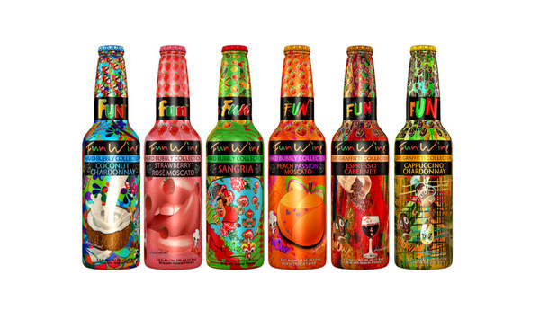 FUN WINE® Set to DISRUPT the Beverage Industry with NEVER Before Used MONK FRUIT in its launch of HARD BUBBLY COLLECTION™ and Introduce First-Ever 330 mL Single-Serve Aluminum Wine Bottles