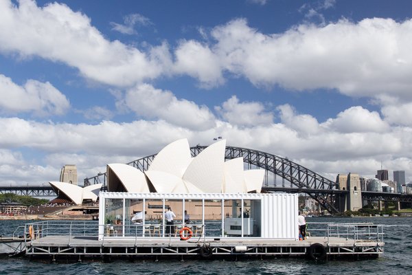 A floating Cellar Door in Sydney Harbour kicked off summer in Australia with the perfect glass of wine