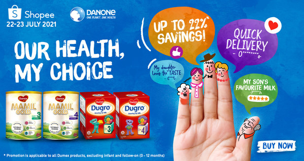 Danone Specialized Nutrition inspires healthier nutrition choices with its first regional campaign on Shopee