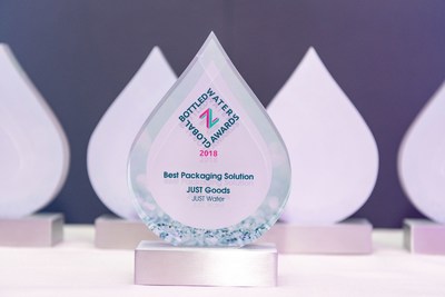 JUST Water Wins Global "Best Packaging Solution" Award With Tetra Pak Carton Bottle