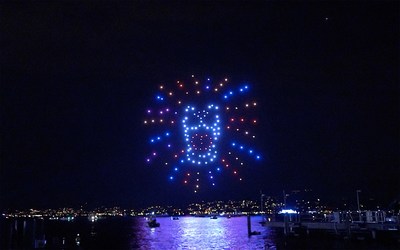 SKYMAGIC take to the skies over the Zurich Festival, delivering the city's first ever drone show