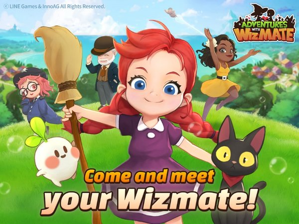 LINE GAMES Soft Launches Mobile Puzzle "Adventures with WizMate"