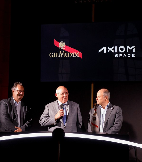 Mumm announces its collaboration with Axiom Space: Mumm Cordon Rouge Stellar champagne, a symbol of our culture, will embark on future human space flights